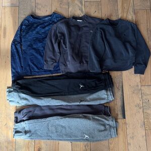 Excellent lot Jordan Zara size 7 joggers sweatshirts long sleeve shirt